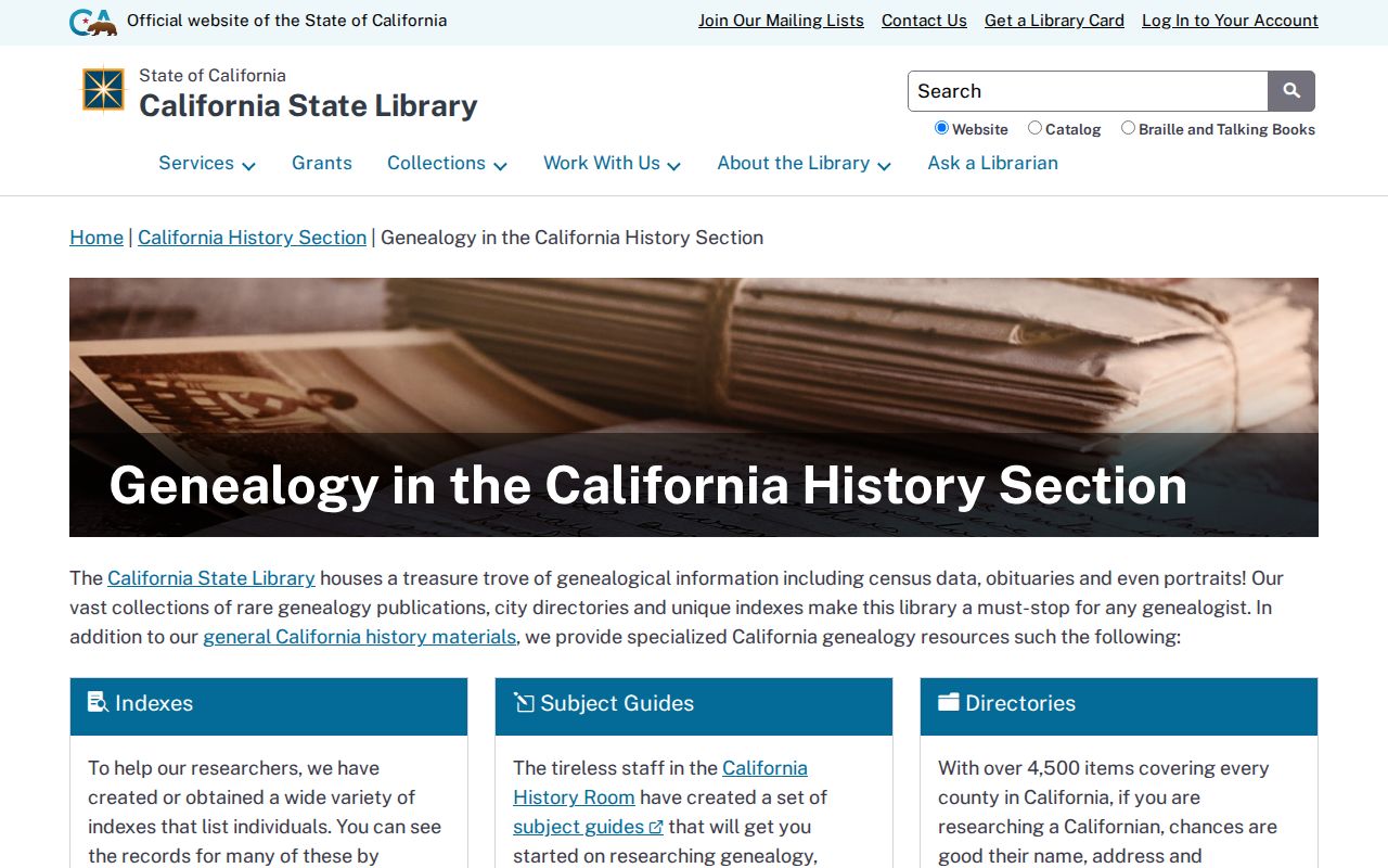 Imperial city directory California State Library genealogy collections