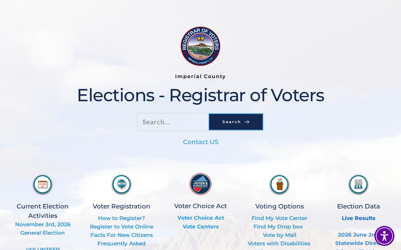 Imperial previous residents voter records access guidance