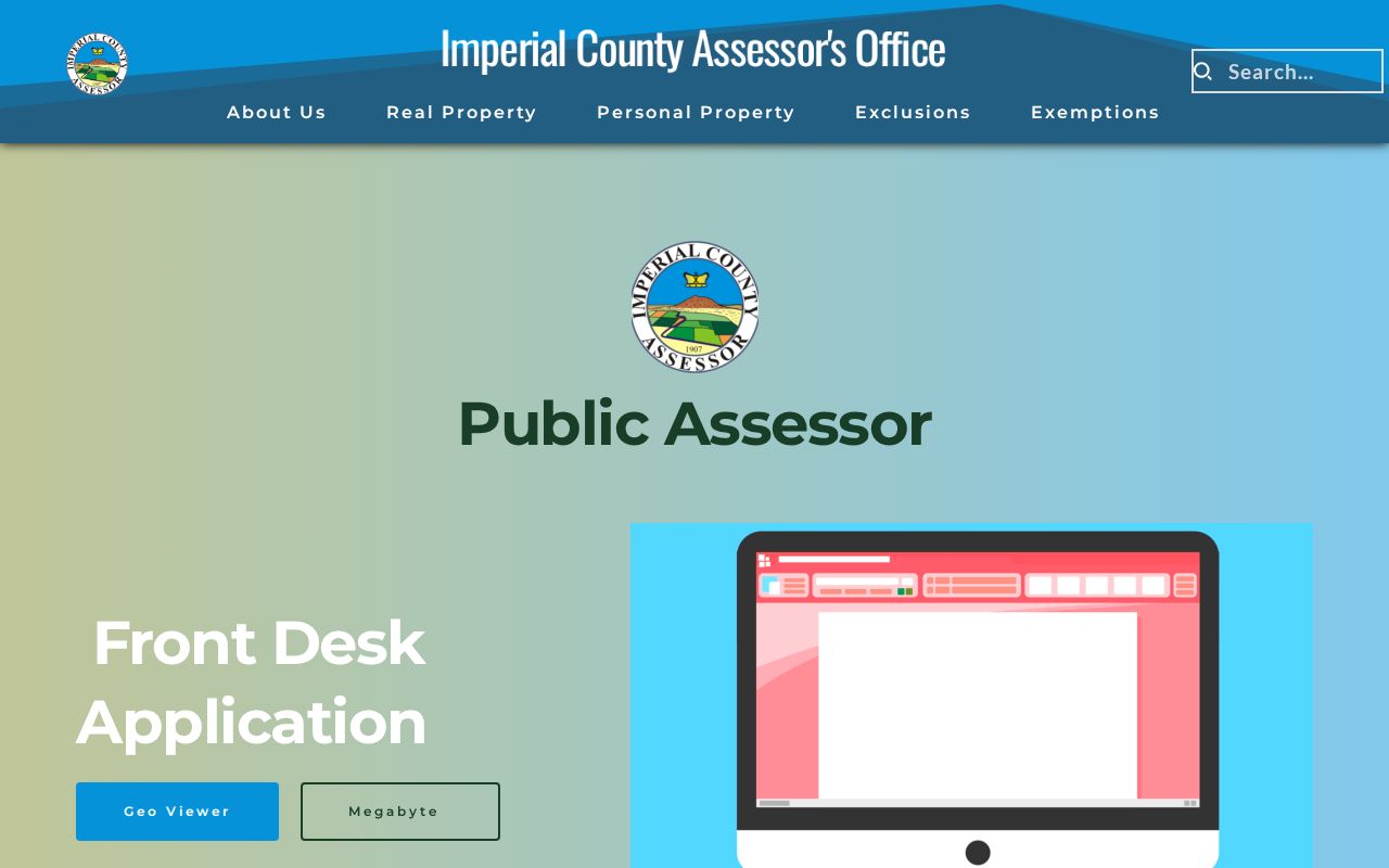 Imperial street directory Assessor Geo Viewer launch