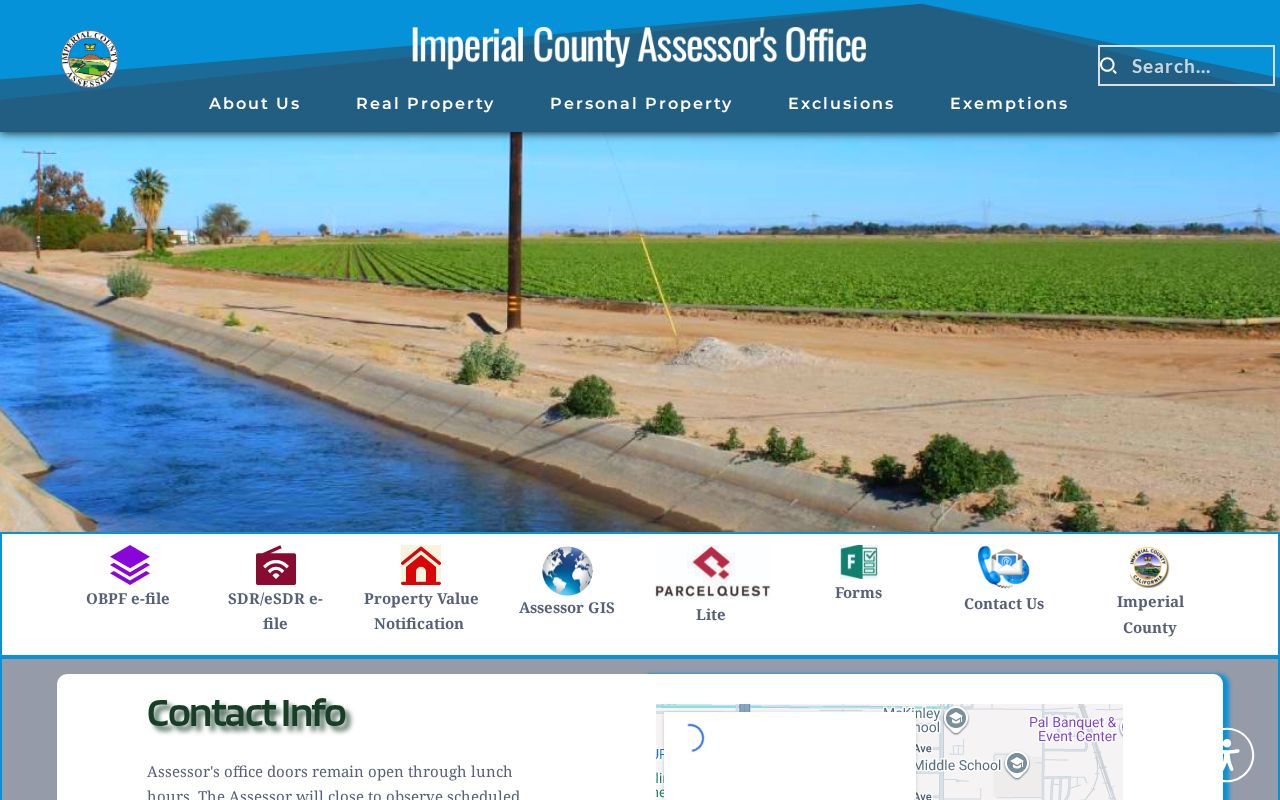 Imperial street directory Assessor contacts and office divisions